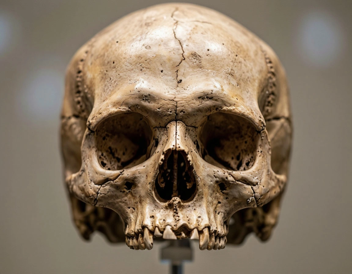 Здесь должна была быть реконструкция черепа Homo antecessor из Атапуэрки, но не нашёл